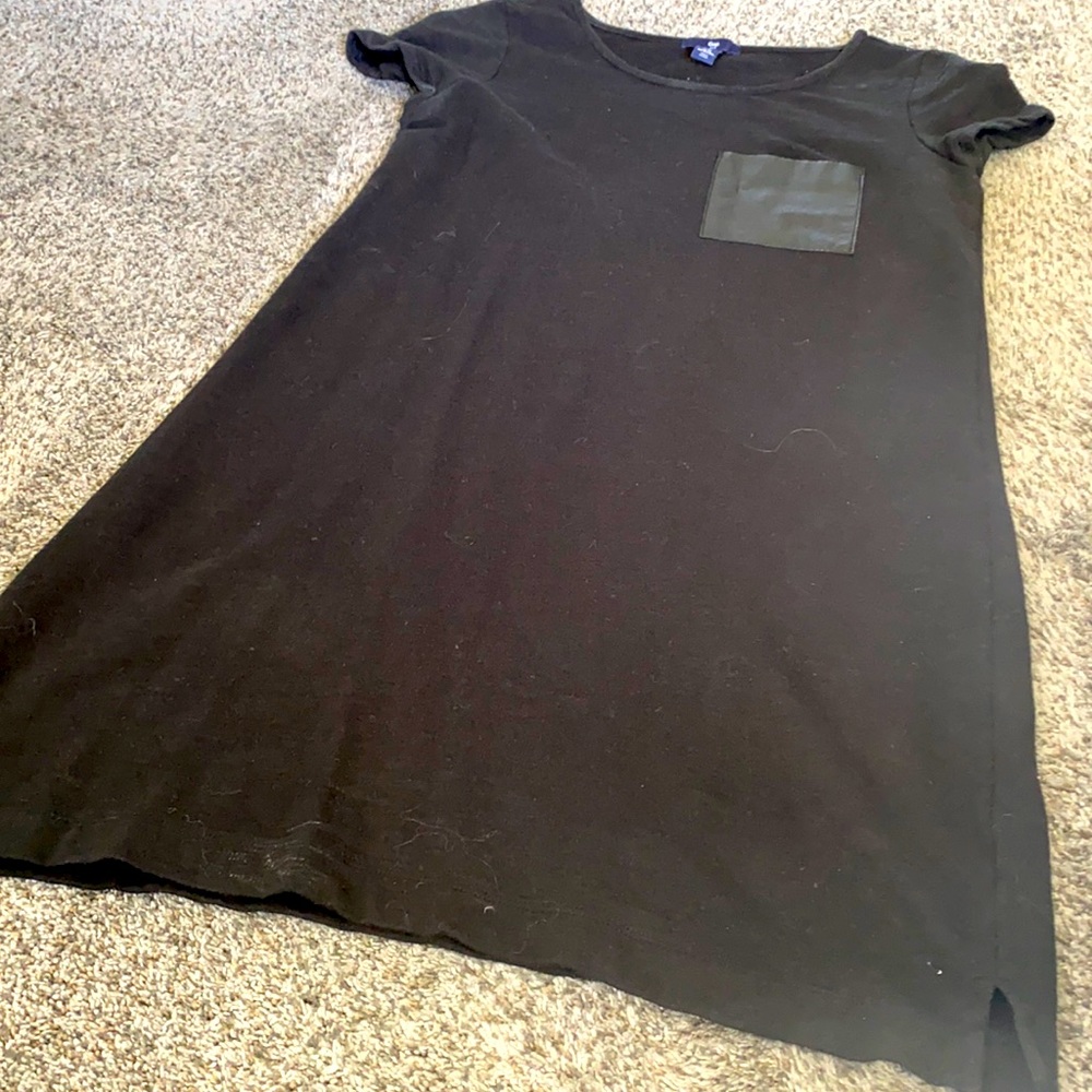 Black cotton dress